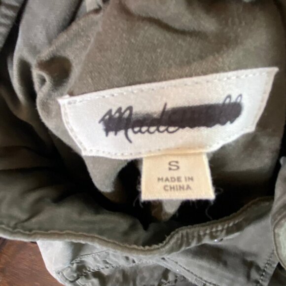 Madewell Mens $158 Field Hooded Jacket Green Size S L2084 - Picture 10 of 11